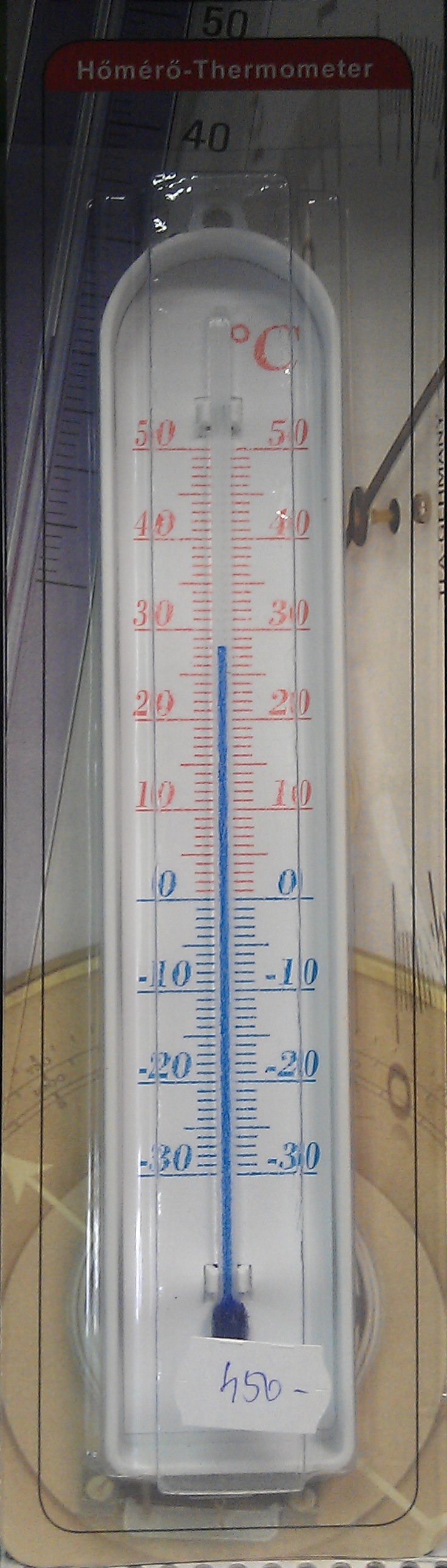 Hőmérő - kültéri -30 °C - 50 °C - Kattintson a képre a bezáráshoz!