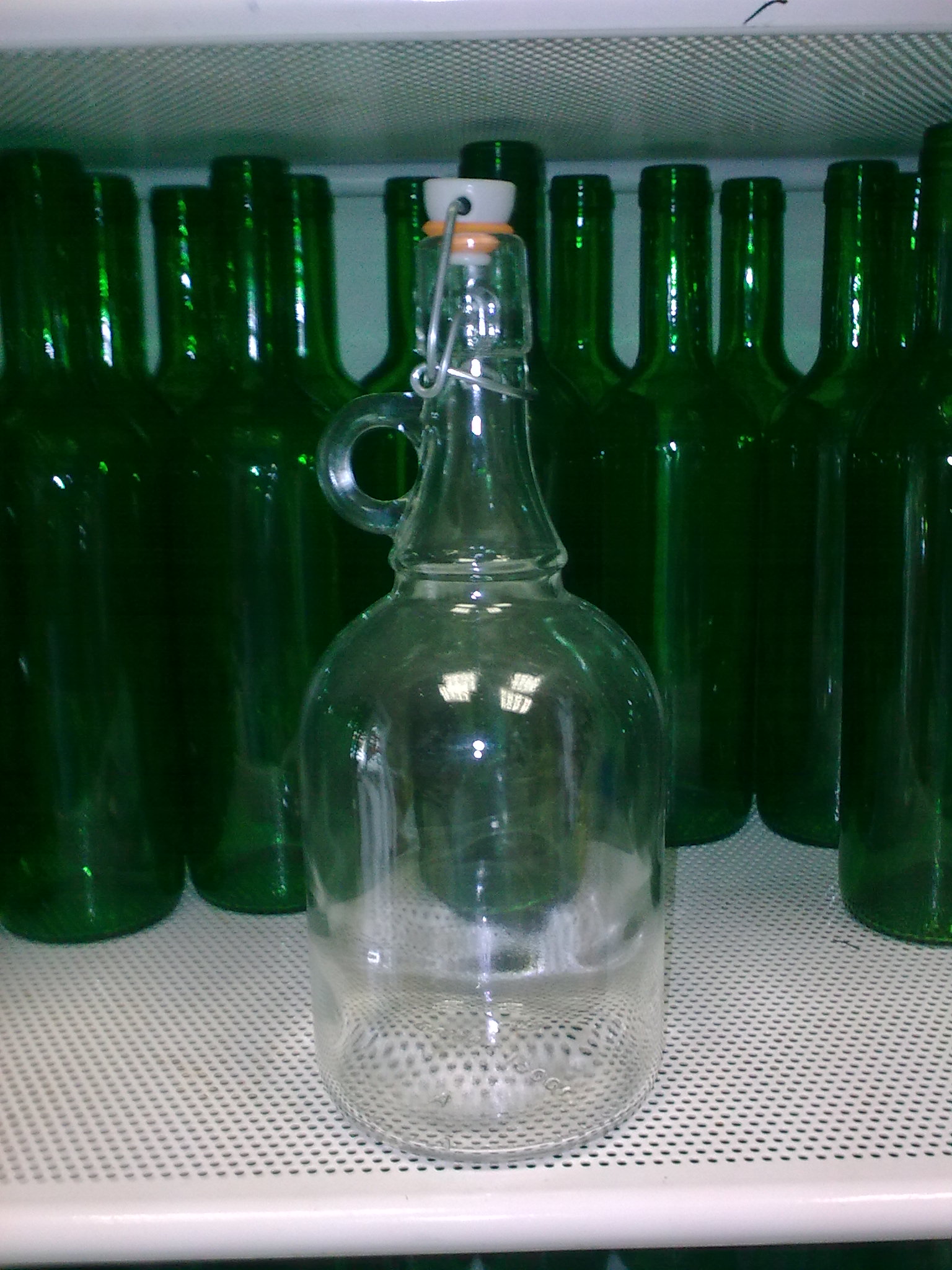 Csatos üveg, palack 1l