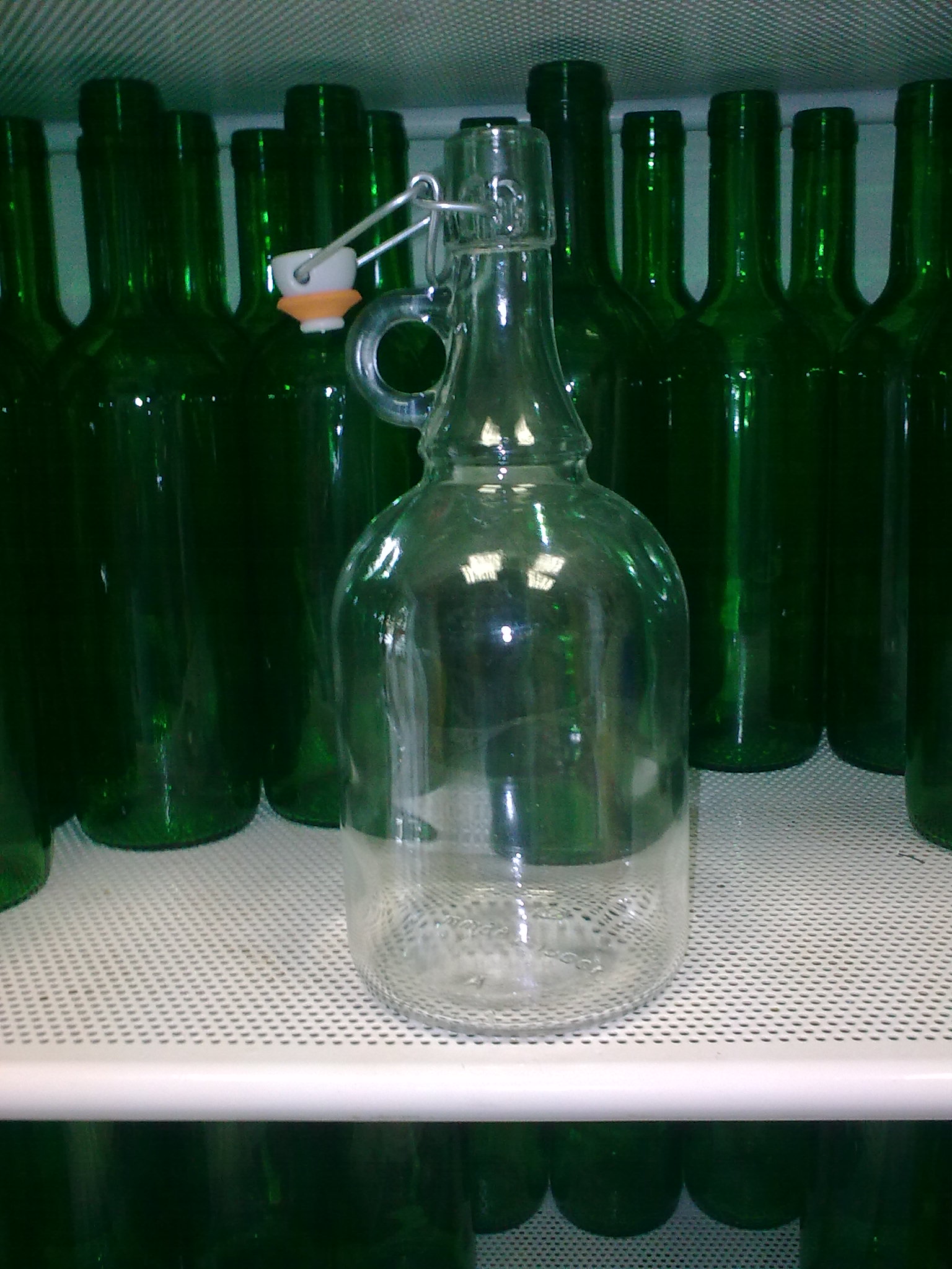 Csatos üveg, palack 1l