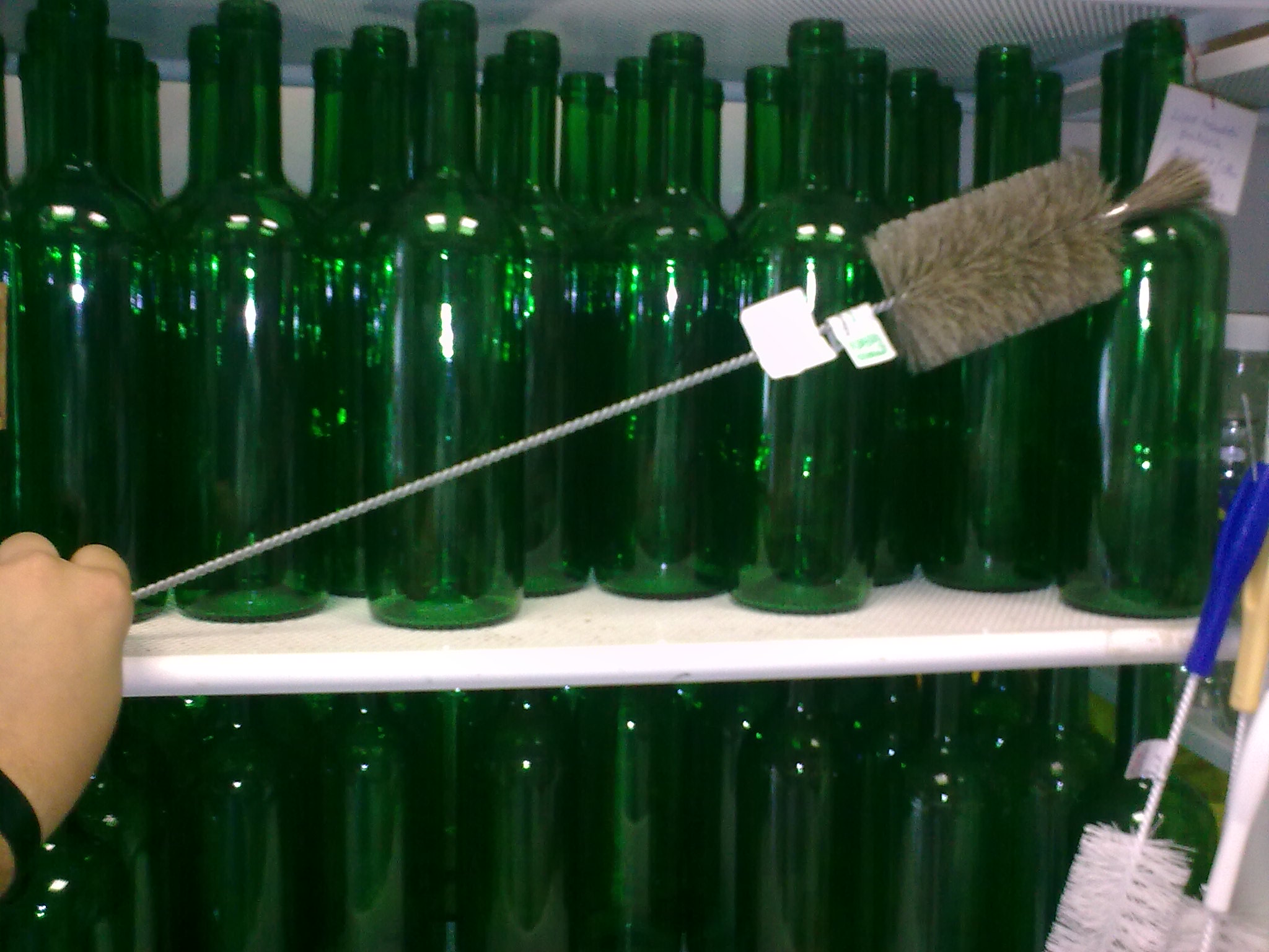 Üvegmosó, palack mosó, 70x105 mm